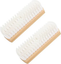 Rubber Shoe Brush Cleaner with Soft Bristle, 2Pcs Suede Brush for Shoes