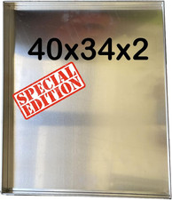 Teglia Forno Professionale 40X34X2 Cm, Alluminio Misure per Forno Effeuno Indist