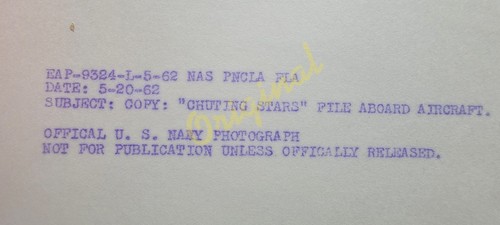 1962 Official US Navy Press PhotoR4D-8 Plane Chuting Stars Parachute Team - Picture 4 of 16