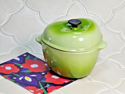 Le Creuset Petite Apple Casserole Stoneware Fruit Green 12oz