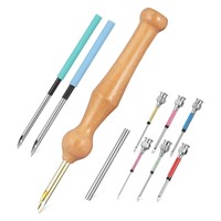 1 Set Stickstich-Stickset, Punch Needle Kit, Nadel, Punch Needle, Stickwerk4018