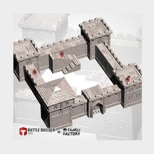 Medieval Fortress Terrain Modular Castle Set for 28mm 32mm Tabletop Gaming D D