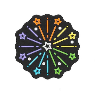 Neon Firework Explosion Sticker Vinyl Die Cut Scrapbooking Journal Decor