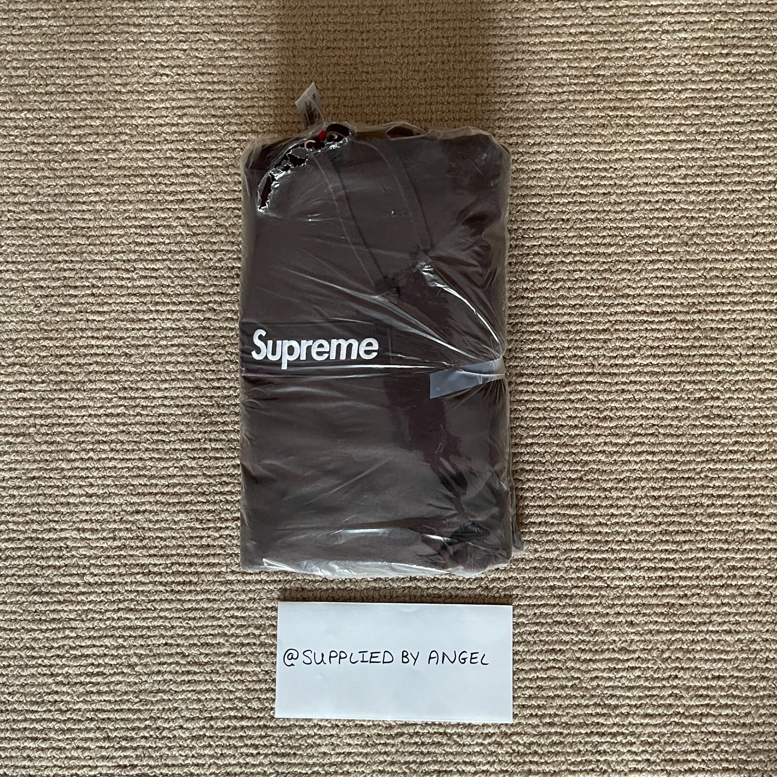 Sweat à capuche logo Supreme Box FW21   Marron foncé, taille XXL ? PRÊT À EXPÉDIER 2
