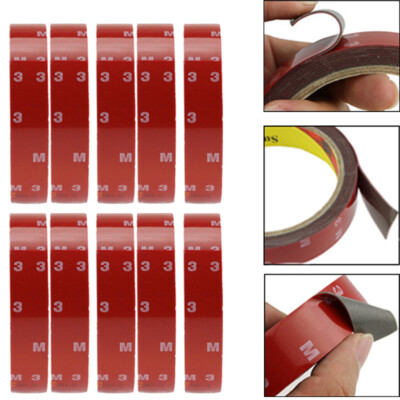 1~10 Auto Tape Acrylic Foam Double Sided Back Car Mounting Adhesive 3mx20mm 10ft