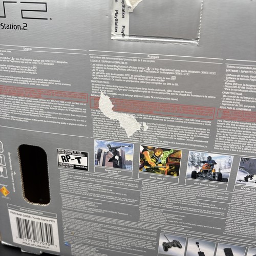 Sony PlayStation 2 PS2 Slim Satin Silver SCPH-79001 Box Only - Picture 4 of 23
