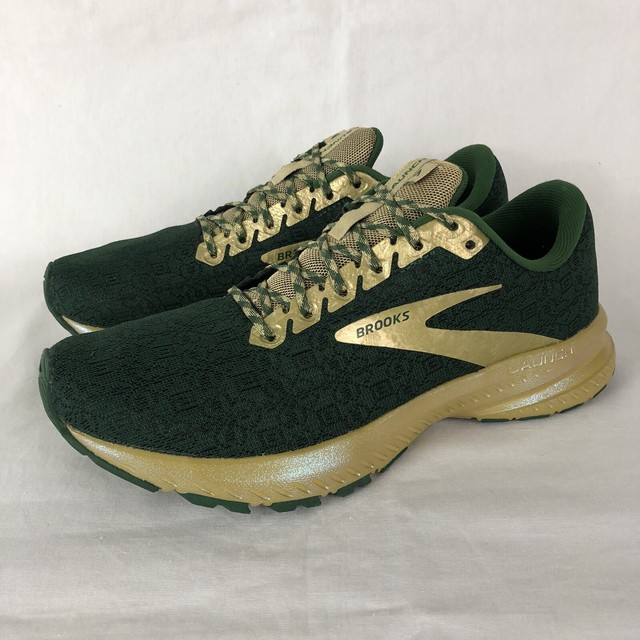 Womens Size 8 Brooks Launch 7 Run Lucky Running Shoes Green Gold for