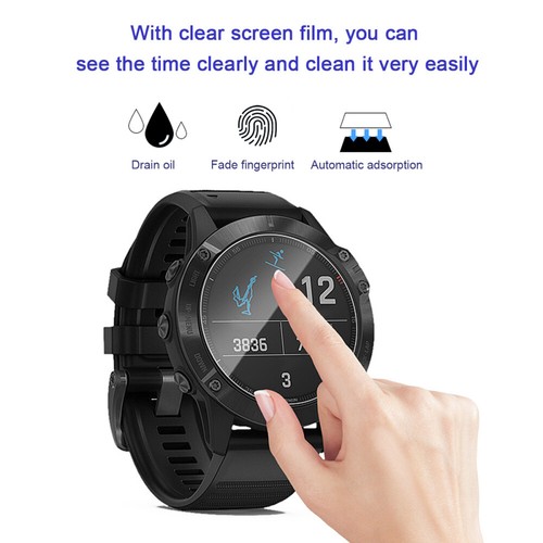 No Trace Tempered Film Watch Screen Protector Fenix6 Screen Protector - 第 11/12 張圖片