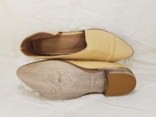 NEW FREE PEOPLE CHIC CUT OUT FLAT ROYALE NATURAL LEATHER LOAFERS SHOES SIZE 38/8 - Picture 7 of 8