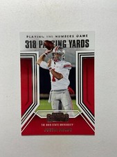 2021 Panini Contenders Draft Picks Playing The Numbers Game Justin Fields #37 2