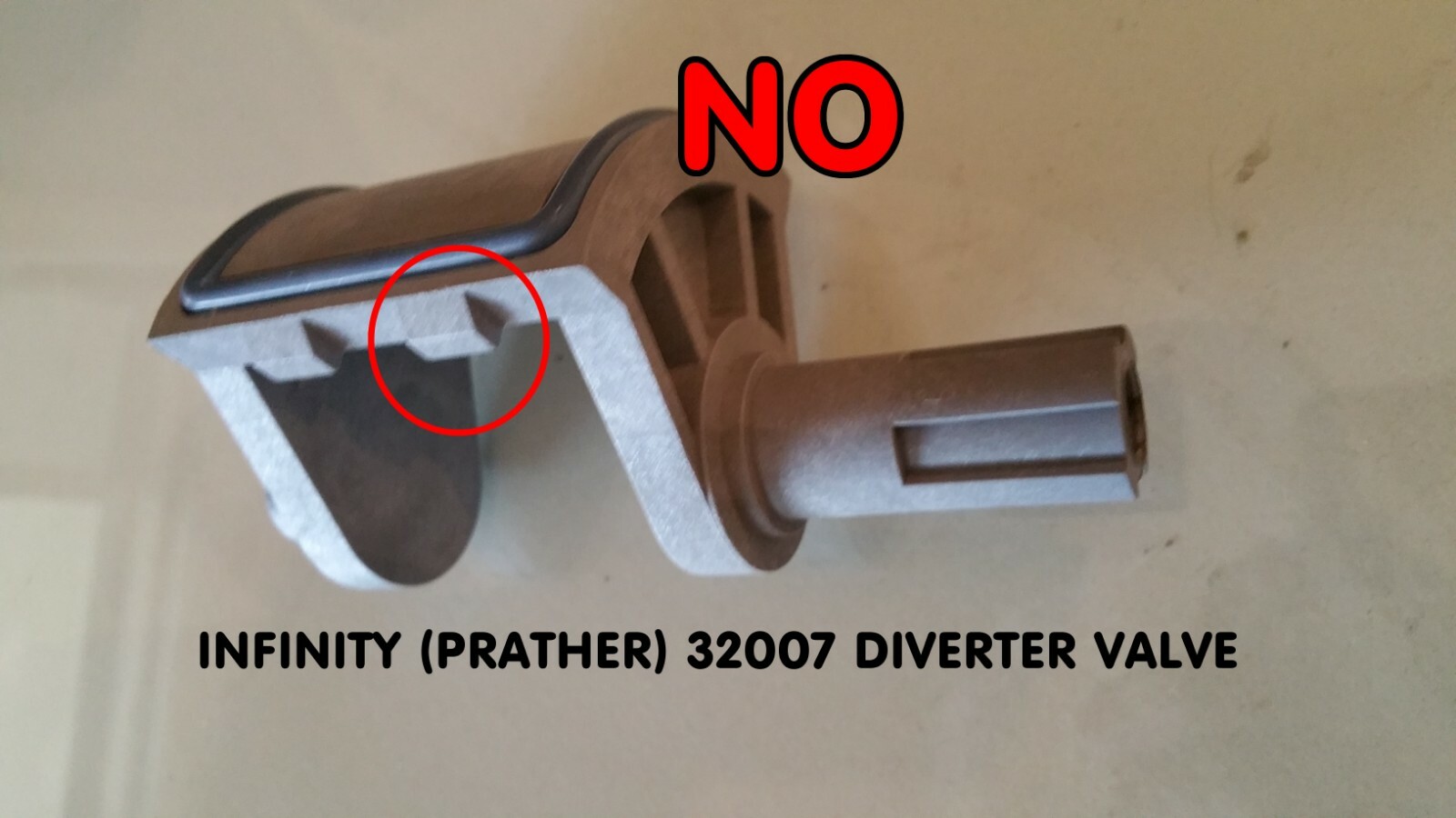 Jandy type 4720 Diverter Valve Replacement Part for 2 & 3Way Never