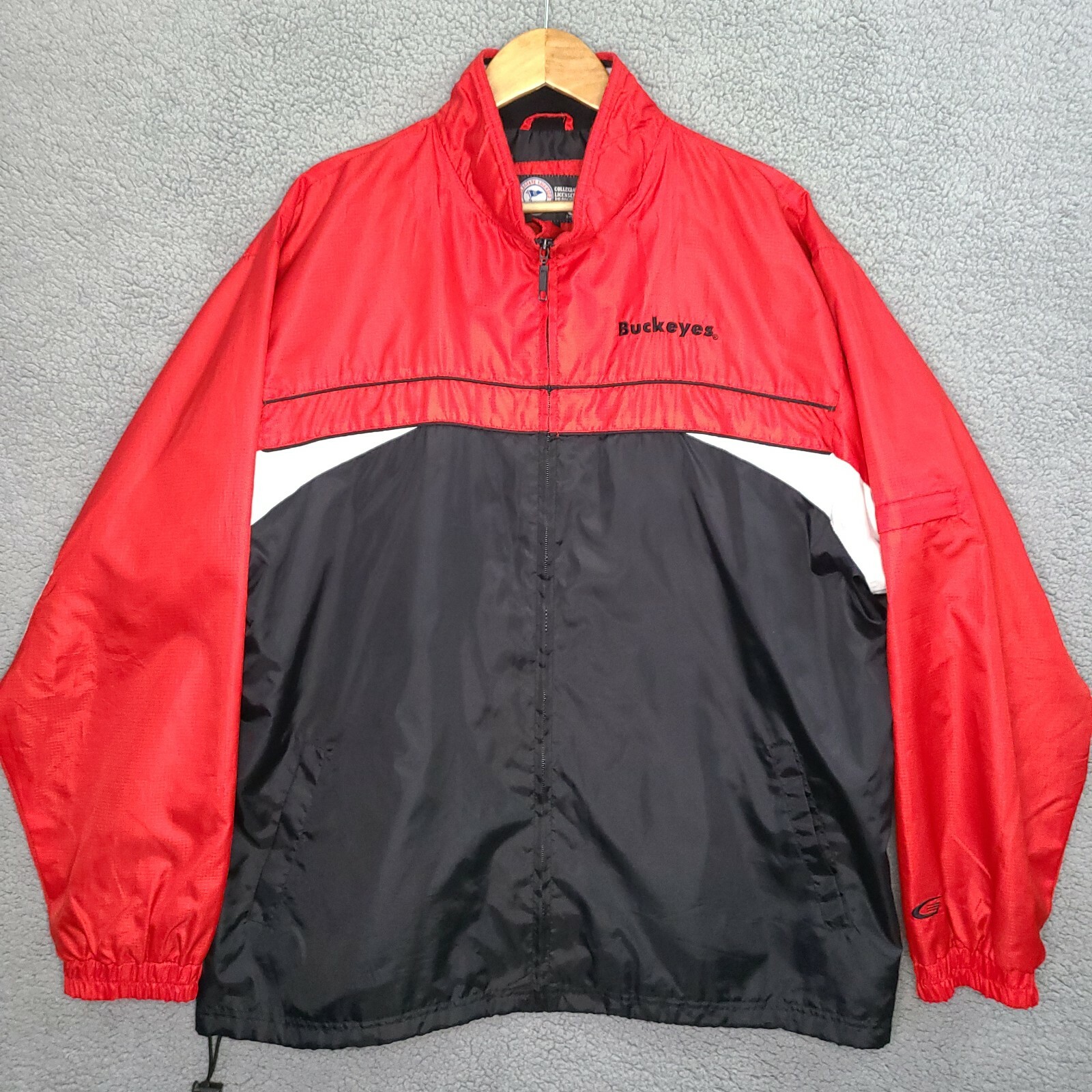 Ohio State Zip Up Windbreaker Jacket 
