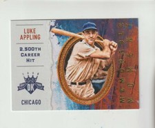 2017 Donruss Diamond Kings #MM-12 Luke Appling card, Chicago White Sox HOF