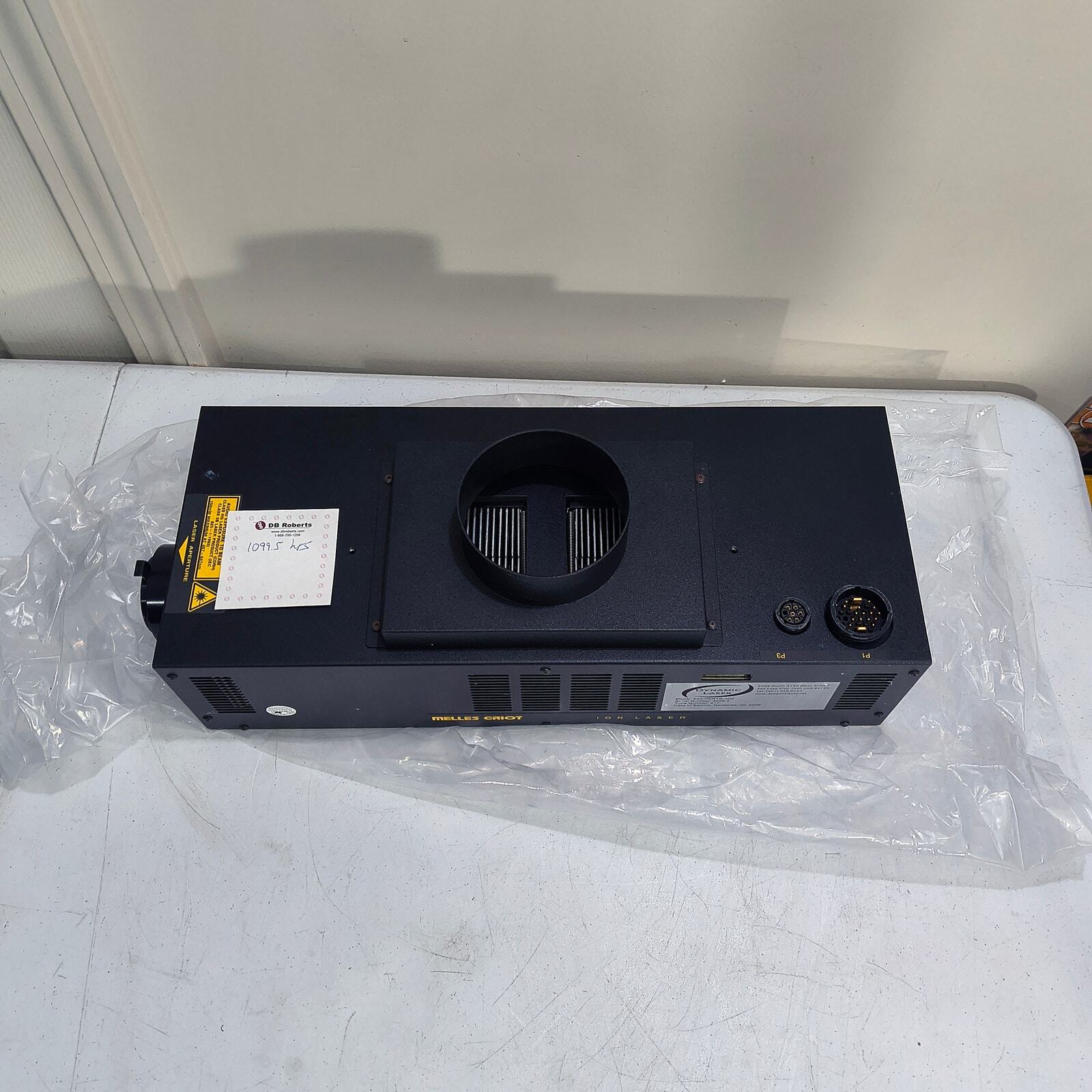 Melles Griot Air Cooled Ion Laser System 643-PERYB-A01 In Box SALVAGE FOR PARTS