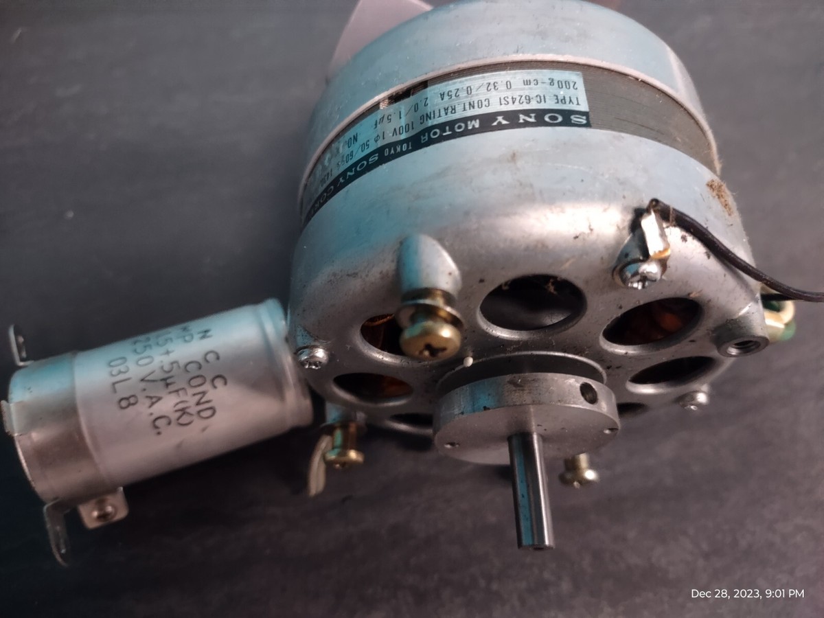 Sony TC-530 Motor with start/run Capacitor | eBay Sony TC-530 Motor with start/run Capacitor | eBay