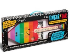 Tinkertar 1-String Wood Guitar for Beginners - Rainbow Heart Shape Guitar