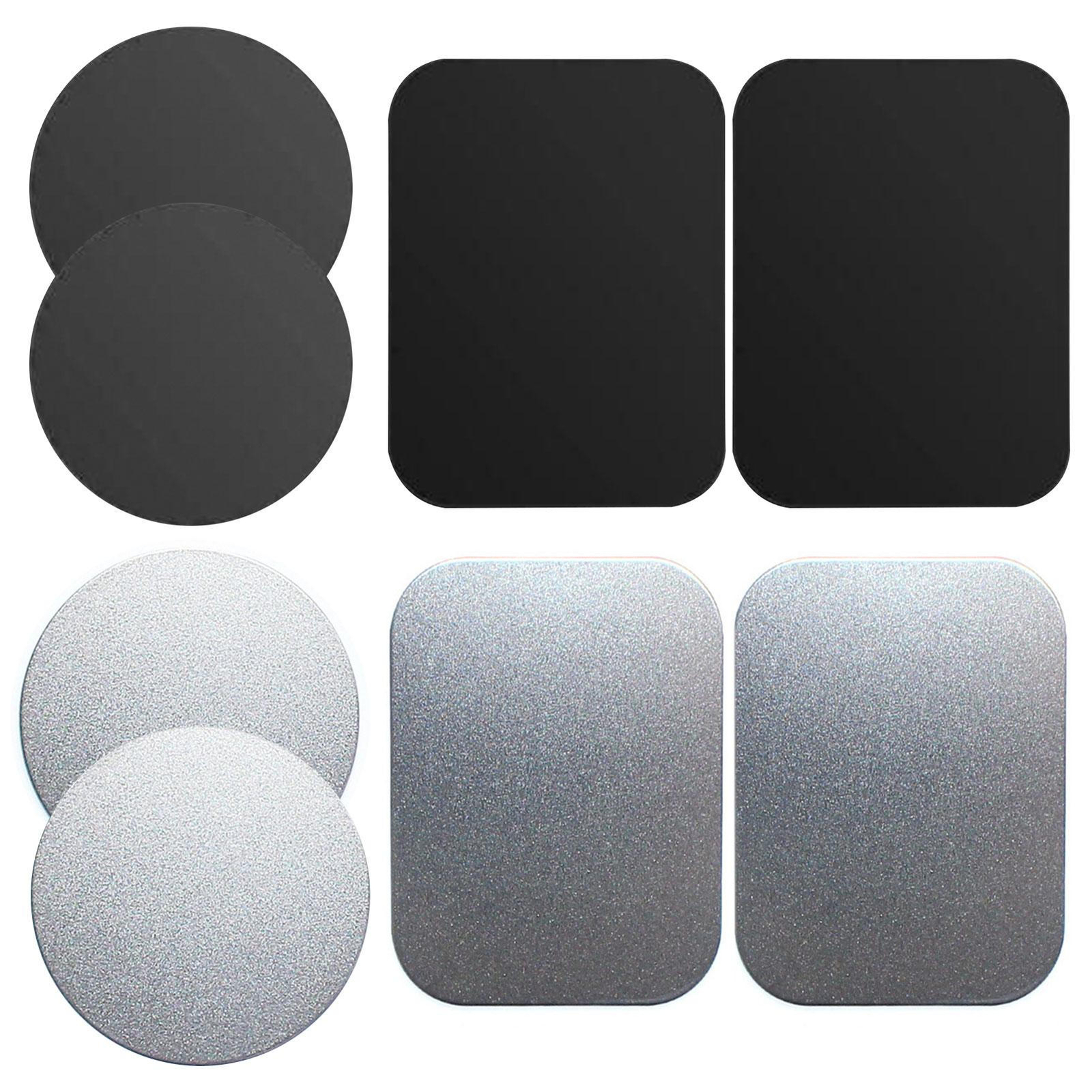 2pcs Mount Metal Plate with Adhesive For Magnetic Mount Car Holder Replacement