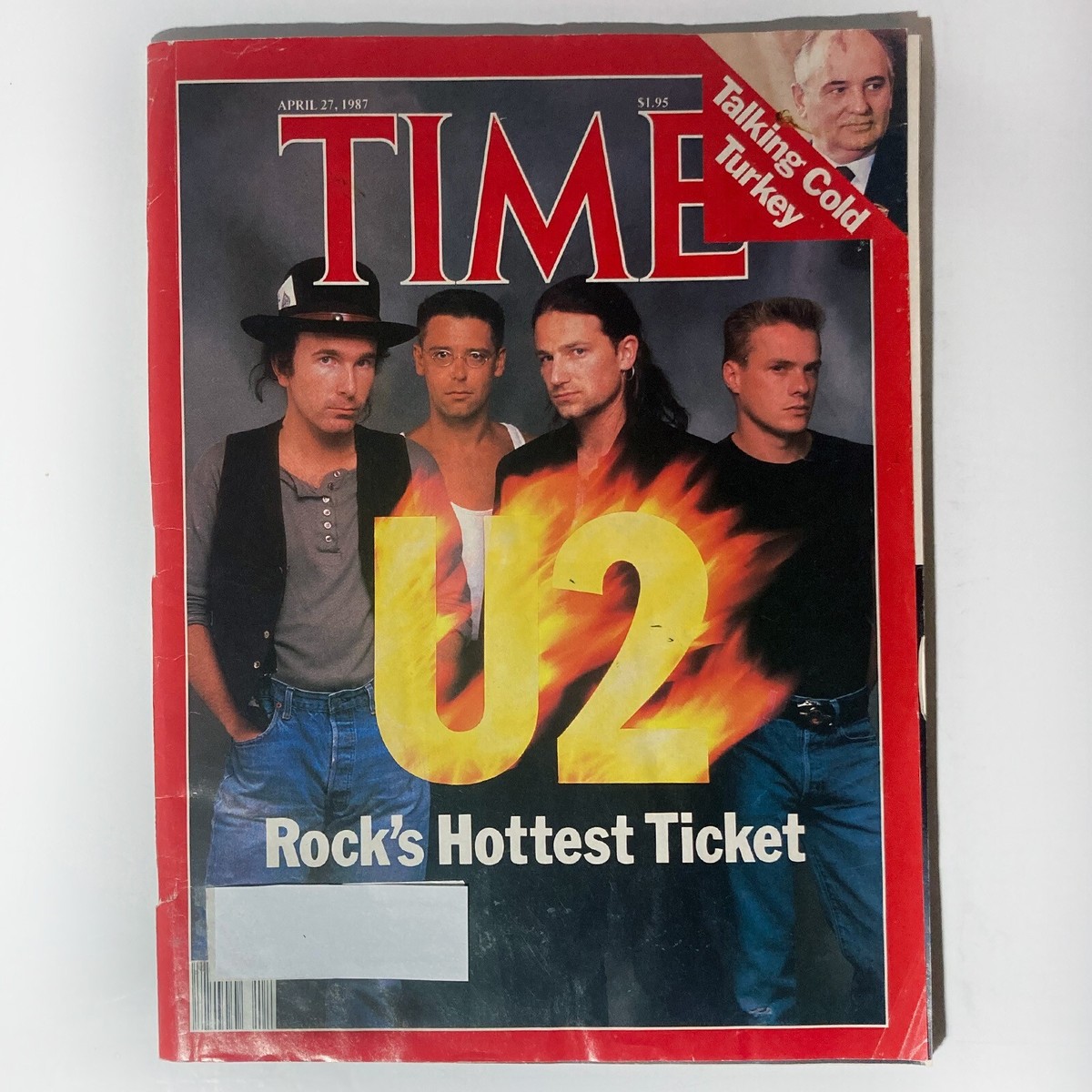 Vtg Time Magazine April 27 1987 U2 Rock's Hottest Ticket