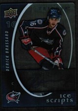 2008-09 UD Trilogy Ice Scripts #ISDB Derick Brassard Auto (ref 4031)