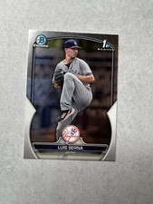 2023 Bowman Chrome Luis Serna 1st  New York Yankees Prospect #BCP-168
