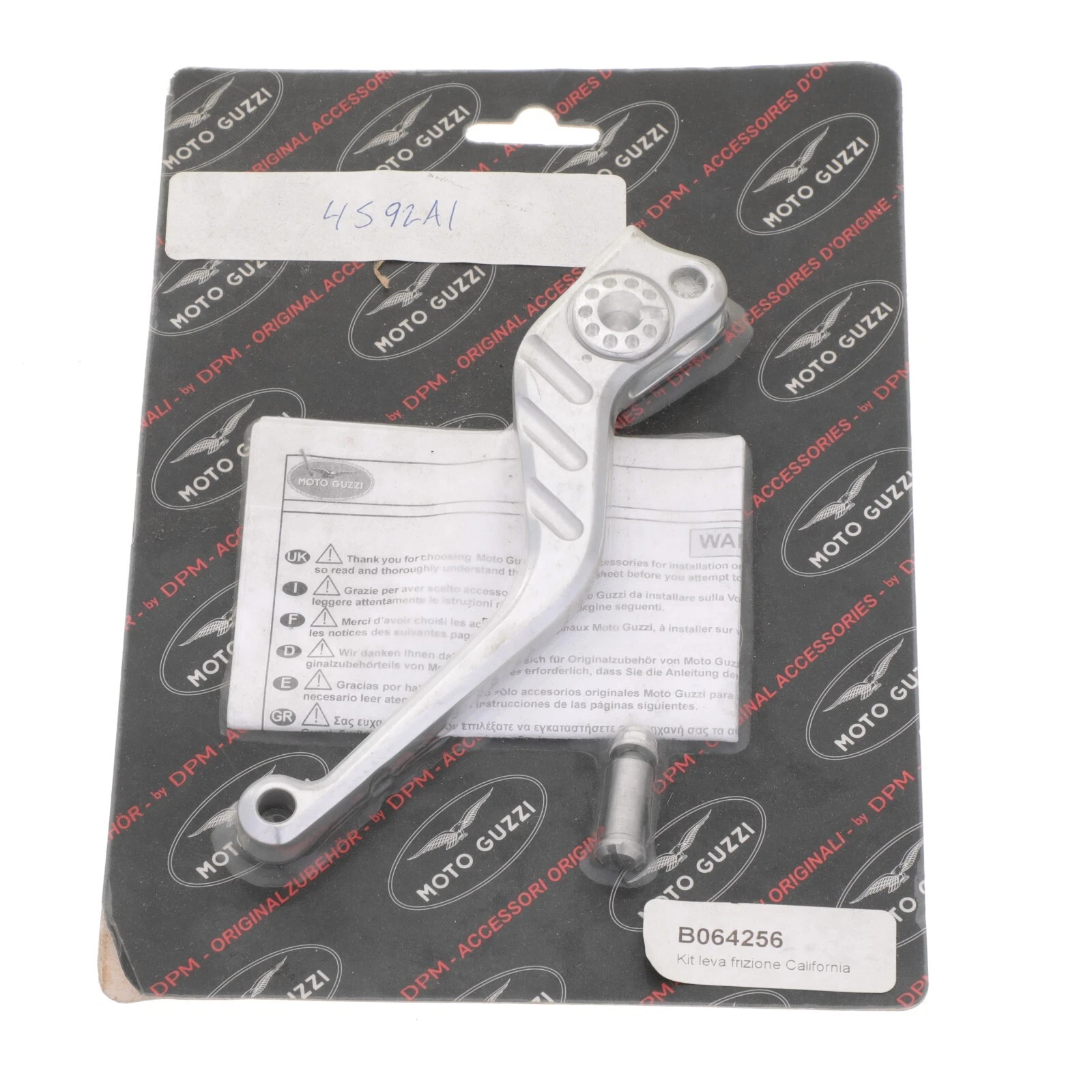 GENUINE PIAGGIO MOTO GUZZI CLUTCH LEVER OEM NEW B064256