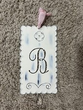 Pottery Barn Kids Decor Metal Hanging Initial  B  