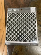 Hero Arts Bold Prints Cling Stamp, Geometric Bee Pattern Bold Prints, #CG834