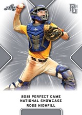 10-Count Lot Ross Highfill 2021 Leaf Perfect Game NIKE All-American Rookies