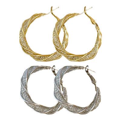 Hoop Earrings Magnetic Men Titanium Steel Magnetic Clip On