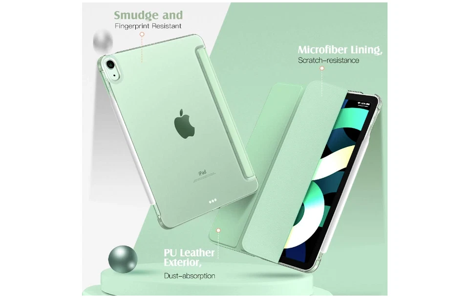 Funda TiMOVO para Nuevo iPad Air 5ta 4ta Generación 2022 y 2020 10,9 pulgadas Verde Foto 3 de 4