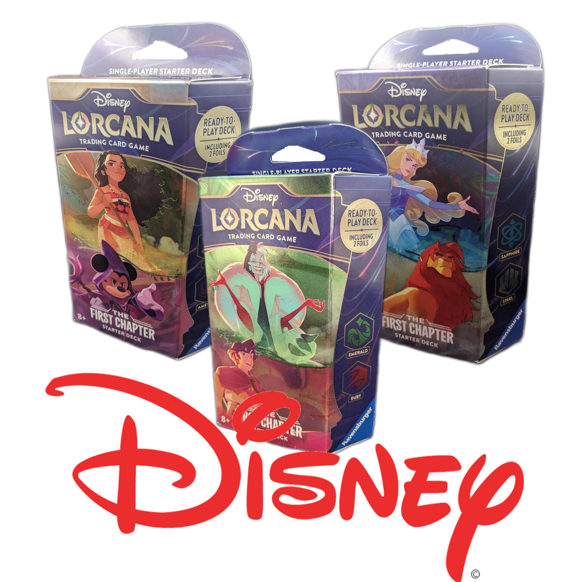 Disney Lorcana The First Chapter Starter Deck Sealed (First Disney Lorcana The First Chapter Starter Deck Sealed (First
