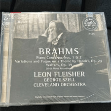 Brahms Piano Concertos 1 2 Leon Fleisher Cleveland Orchestra CD sealed