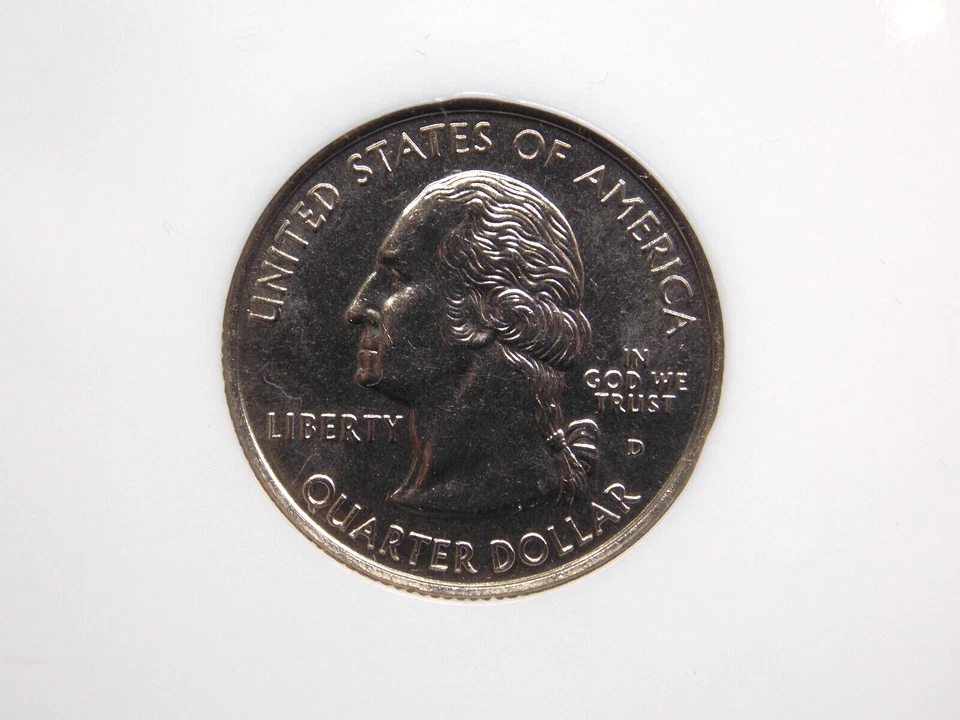 1999 "D" State ** NEW JERSEY** Washington Quarter 25c NGC MS67 #040 GEM BU ECC&C - Image 2 of 4
