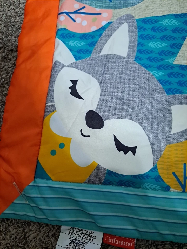 Alfombra de juego grande infantil INFANTINO Tummy Time. ¡Solo alfombrilla! Foto 3 de 4