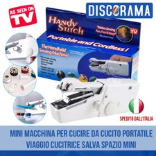 MINI MACCHINA PER CUCIRE DA CUCITO PORTATILE VIAGGIO CUCITRICE SALVA SPAZIO MINI