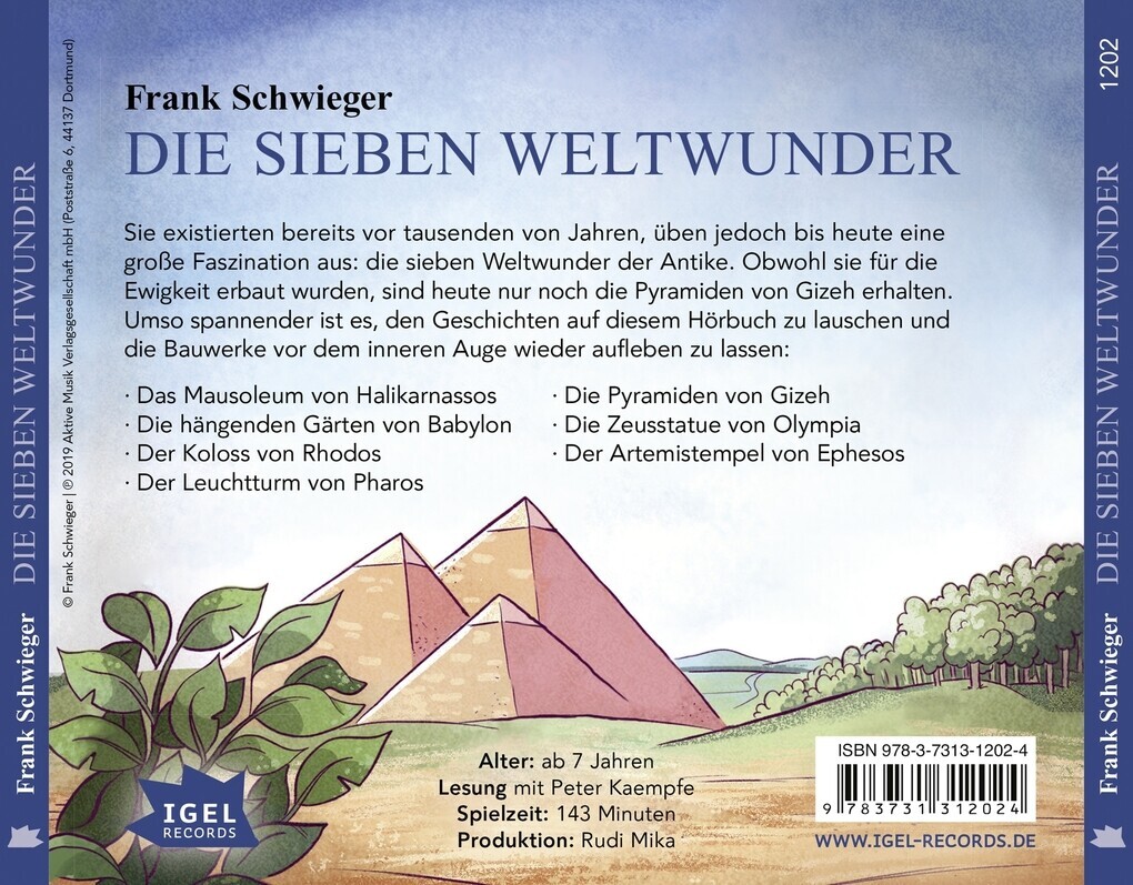 Thumbnail - Die Sieben Weltwunder | Frank Schwieger | 2019 | Deutsch