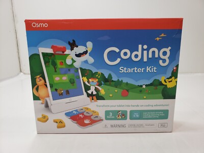 Osmo Coding Starter Kit for IPad Tablet 3 Learning Games STEM Toy Open Box