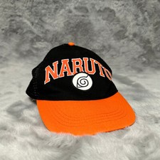 Vintage Naruto Hat Snapback Black Orange Adjustable Masashi Kishimoto