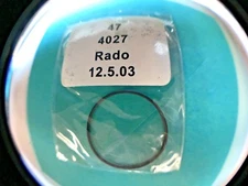 RADO CASE BACK GASKET FACTORY  FOR MIDSIZE  ROUND PART # 47.4027