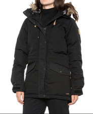 New Fjallraven Singi Down Jacket 600-fill Winter Coat Black S M L Xl Women