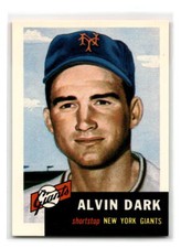 1991 Topps Archives 1953 - #109 - Alvin Dark - New York Giants