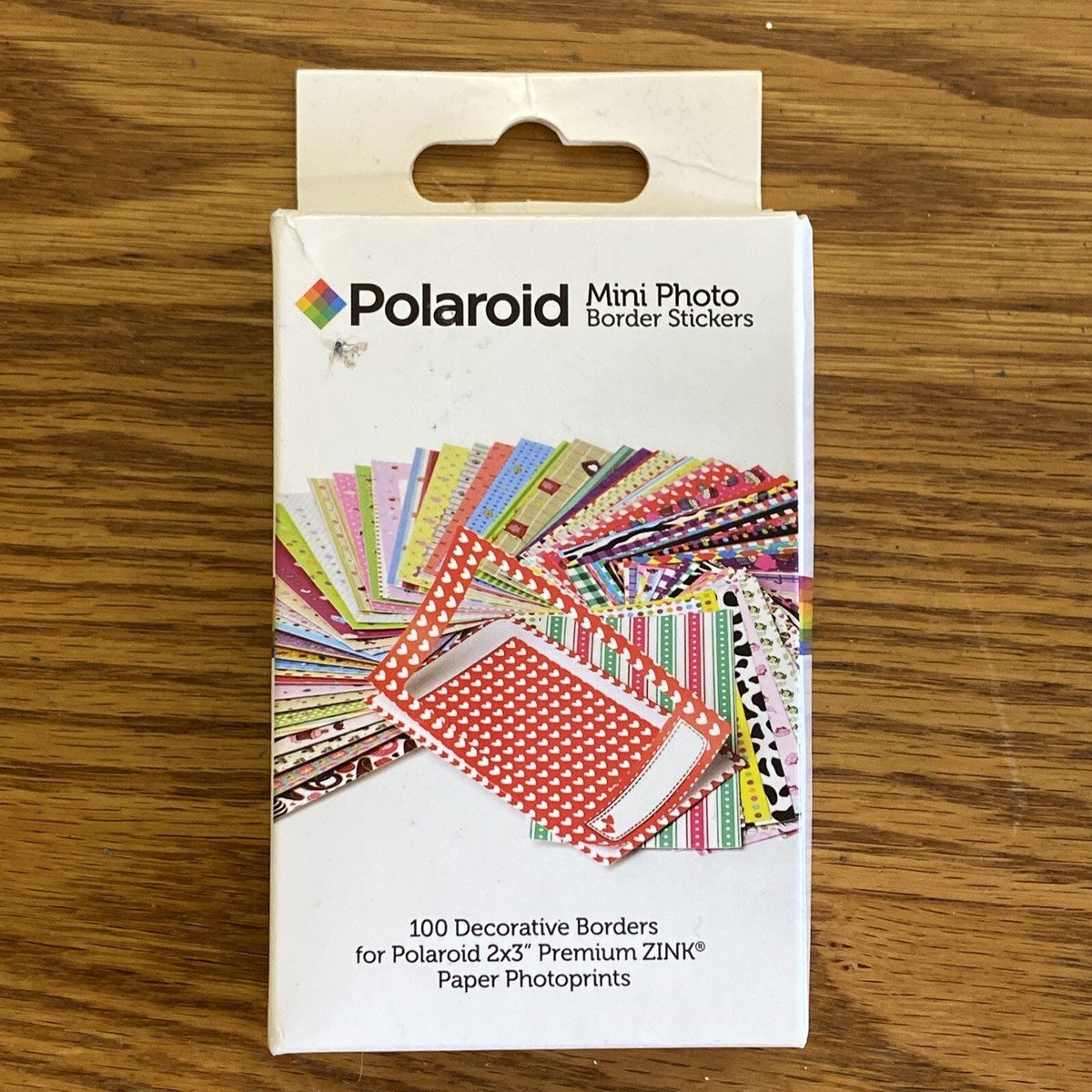 Polaroid Mini Photo Border Stickers Zink 100 Sheets 2x3 Scrapbook