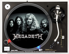 Megadeth - 7"-12" DJ slipmat for LP turntable record player