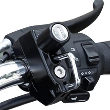 Motorcycle Helmet Lock Handlebar 22mm-28mm Anti-theft Security Motorbike 2 Keys