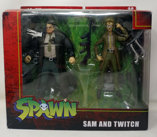 McFarlane Toys Spawn Wave 4 Sam And Twitch Deluxe 7" Action Figures Set (READ)