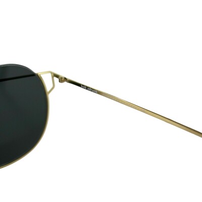 BOB SDRUNK MERCURY (102)  GOLD 52 X 17 SUNGLASS FRAMES EYEWEAR Bob Sdrunk GOLD Mercury-102 Grey Solid Lens Sunglasses  main image 4