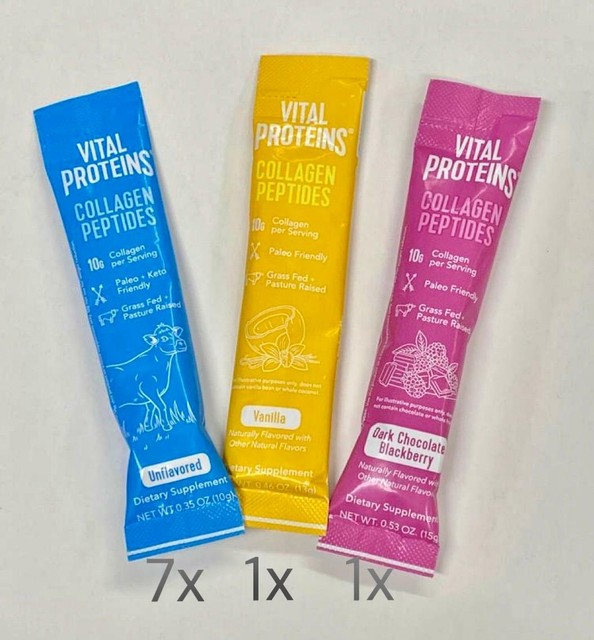 Vital Proteins Collagen Peptides 35 Individual Onthego Packets for