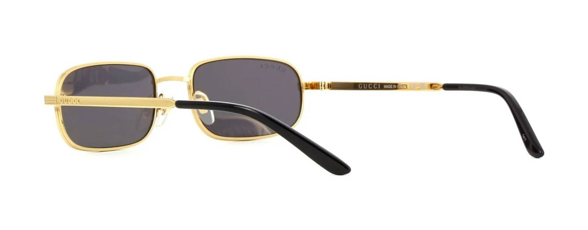 Gucci GG1457S Gold/Grey (001) Sunglasses | eBay