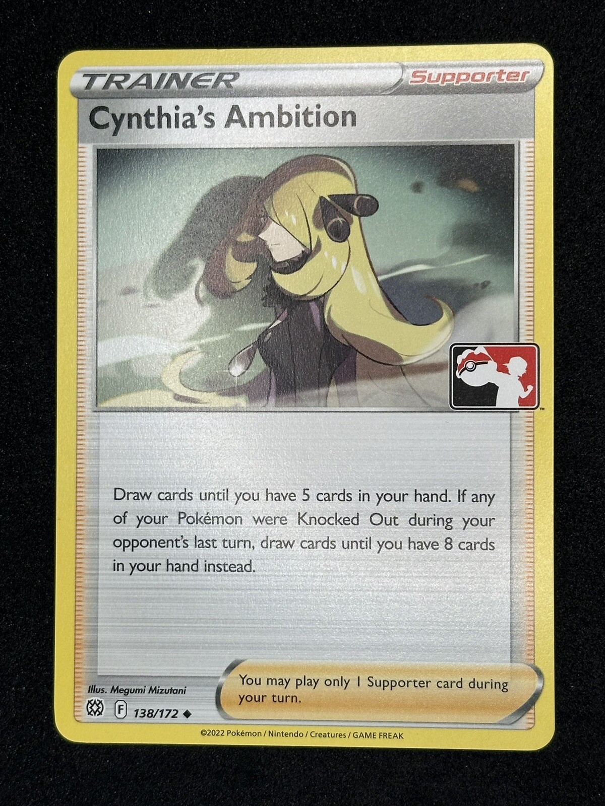 Cynthia's Ambition Play! Pokemon Prize Pack Series 3 Non-Hol