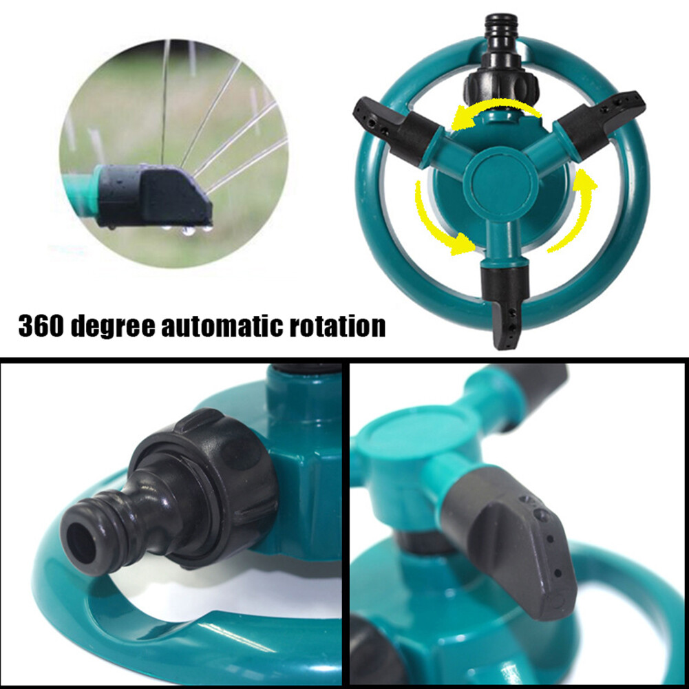 Auto Rotating Watering Grass Lawn Irrigation System 360 Degree Garden